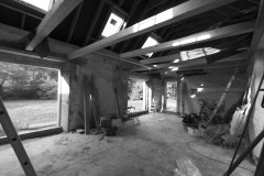 Rénovation d'une longère en pierre à Goulien