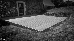 Terrasse bois à Esquibien