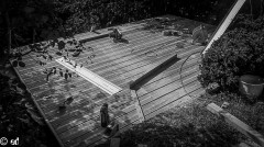 Terrasse bois à Esquibien