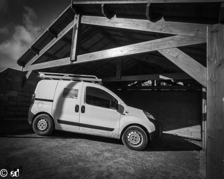 Carport Douglas raboté