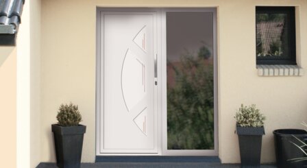 Porte d’entrée en PVC